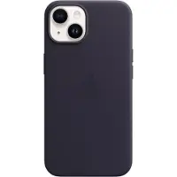 Apple Original iPhone 14 Plus Hülle - Echtes Leder - Backcover/Hard Case - Dunkelblau