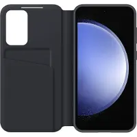 Samsung Original Galaxy S23 FE Hülle - Kunststoff - Klapphülle - Schwarz