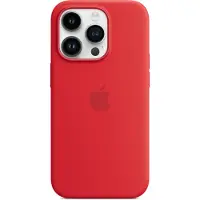 Apple Original iPhone 14 Pro Hülle - Silikon - Backcover/Soft Case - Rot