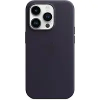 Apple Original iPhone 14 Pro Max Hülle - Echtes Leder - Backcover/Hard Case - Dunkelblau
