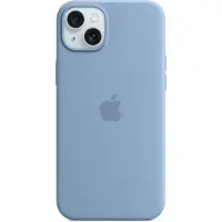 Apple Original iPhone 15 Plus Hülle - Silikon - Backcover/Soft Case - Blau
