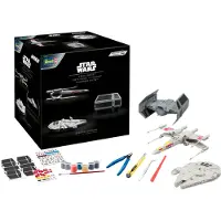 Revell 01044 Star Wars Millennium Falcon, X-Wing Fighter, Darth Vader's Adventskalender