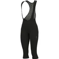 ALÉ 3/4 lange Fahrradhose mit Träger - ESSENTIAL LADY WNT - Schwarz M