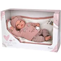 Arias MuÑecas Baby Andie Elegance Mit Decke 40 Cm Rosa Kinder Rosa One Size