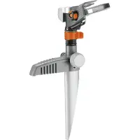 Gardena 8136-20, Impuls-Wassersprenger, 490 m², Grau, Orange, Silber