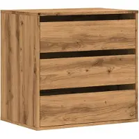 vidaXL Kommode Artisan-Eiche 60x41x58 cm Holzwerkstoff