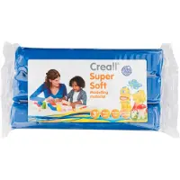 Havo Creall Knete super soft blau 500 Gramm - kreative Modelliermasse