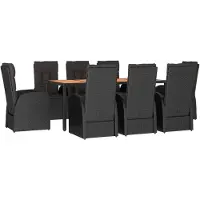 vidaXL Ariya (8x Stuhl + Tisch)