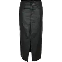 Noisy May Rock aus Kunstleder Kath 27031002 Schwarz Regular Fit