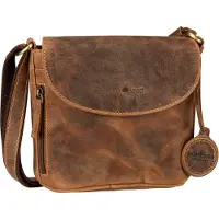 Green Burry GREENBURRY Umhängetasche Vintage Crossbody Bag Brown braun