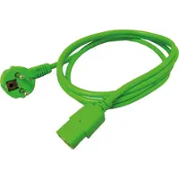 Roline Stromkabel CEE 7/7 (M) gewinkelt bis IEC 60320 C13 gerade