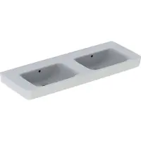 Geberit 501712001 Renova Plan Doppelwaschtisch 130x48cm