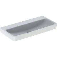 Geberit Waschtisch Renova Plan 100x48cm, o. Hahnl., o. ÜL, we. KeraTect