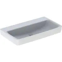 Geberit Waschtisch Renova Plan 85x48cm, o. Hahnl., o. ÜL, weiß KeraTect