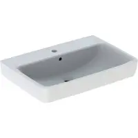 Geberit Aufsatzwaschbecken Renova Plan 70 cm weiß mit KeraTect Spezialglasur 501724008