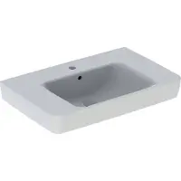 Geberit Aufsatzwaschbecken Renova Plan 75 x 48 cm weiß glänzend 501726001
