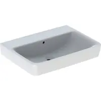 Geberit Waschtisch Renova Plan 65x48cm, o. Hahnl., m ÜL, weiß KeraTect