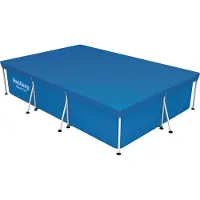 Bestway PE-Abdeckplane 304 x 205 cm, blau, eckig