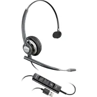 HP EncorePro 715 USB-A Monaurales Headset TAA, Kabelgebunden, Anrufe/Musik, 53 g, Kopfhörer, Schwarz