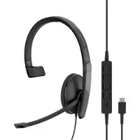 Epos Headset Sennheiser SC 130 USB-C, monaural, biegsamer Arm, In-Line Call Control