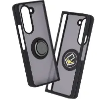 OEM Glinth Hülle für Samsung Galaxy Z Fold5 - Robuster Schutz mit Ständer - Schwarz KP27160