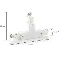 Global Nordic Aluminium GLOBAL T-Verbinder Schutzl. (links) Innen, weiss | XTS 37-3