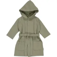 Little Dutch Baby-Bademantel Pure Olive - 74/80