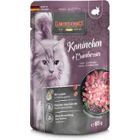 Leonardo Adult Katze Nassfutter - Kaninchen + Cranberries - 16 x 85 g