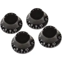 Gibson Top Hat-Regler für E-Gitarre 4er Pack Schwarz