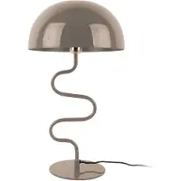Leitmotiv - Tischleuchte Twist - Grau - 31x31x54cm Tischlampe - Nachttischlampe, Wohnzimmer, Schlafzimmer