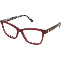 Love Moschino Moschino MOL632 Damen-Brille inkl. Gläser Vollrand Eckig Acetat-Gestell 54/16/140, rot