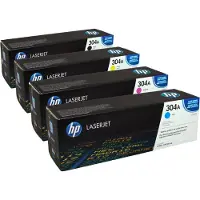HP 4 Toner CC530A-CC533A 304A Multipack BK C M Y 4-farbig
