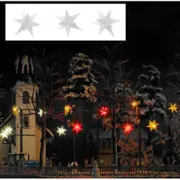 Busch DISC Iluminated Christmas White Star Decoration