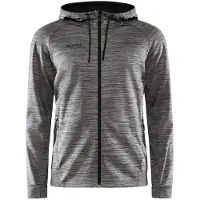 Craft Sweatjacke ADV Unify FZ Hood DK Herren Grey Melange-XXXL