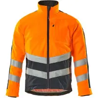 Mascot Sheffield Fleecejacke SAFE SUPREME Hi-vis Orange / Schwarzblau XL - 15503-259-14010-XL - Hi-vis Orange / Schwarzblau