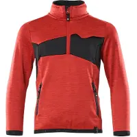 Mascot Fleecepullover für Kinder ACCELERATE Verkehrsrot / Schwarz 164 - 18903-316-20209-164 - Verkehrsrot / Schwarz