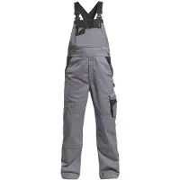 F-engel Enterprise Latzhose, grau/schwarz, Gr. 44 - grau/schwarz - 44