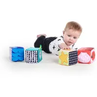 Baby einstein Explore & Discover Soft Blocks Aktivitätsspielzeug, Mehrfarbig, Babyspielzeug