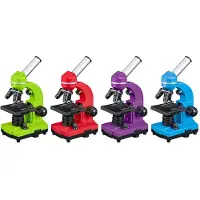 Bresser JUNIOR Biolux SEL Schülermikroskop blau