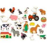 Djeco Magnetisches Spiel Bauernhof,