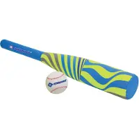 Schildkröt Kinder Baseballschläger Neopren Baseball Set, 1 weicher Baseballschläger mit Neoprenüberzug, 1 Ball, verschiedene Farben wählbar, für Kinder und Familie, 970224