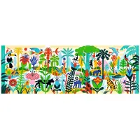 Djeco Panorama-Dschungel-Puzzle 100 Teile