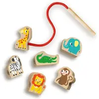 SES Creative Holztier an einer Schnur - - One Size - Spielzeug