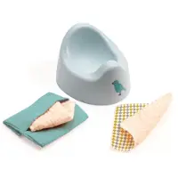 Djeco Puppenzubehör Töpfchen & Stoffservietten für Puppe