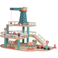 Egmont toys Holzwerkstatt mit Baukran. 46x36x38 cm