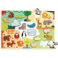 Djeco Holzpuzzle Animo 22 Teile