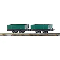 Busch 2 Niederbordwagen H0
