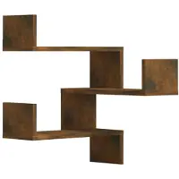 vidaXL - Eckregal - 2 - st - 40x40x50 - cm - handgefertigt - Holz - Sonoma - Eiche