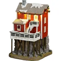 Luville Haus auf Stelzen b/o l14.5xw13.5xh22 cm (multi)