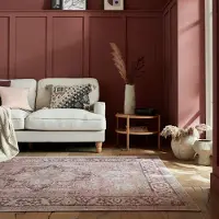 Flair Rugs Waschbarer Teppich - Reido Traditional Rosa 160x230 cm